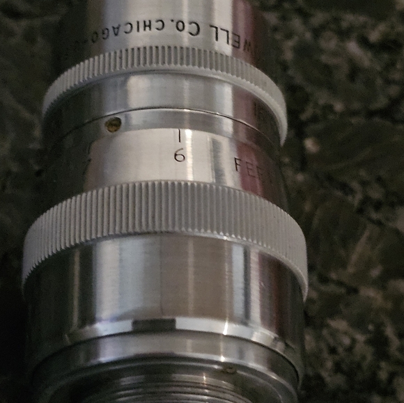 Bell & Howell Super Comat 1.5" f/3.5 Vintage D Mount Movie Camera Lens With Box - Picture 5 of 11